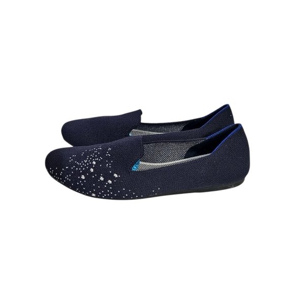 Rothy's Zodiac Aquarius Navy Blue Special Edition Loafers - Picture 2 of 12